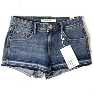 Zara Trafaluc NEW denim cutoff low waisted shorts